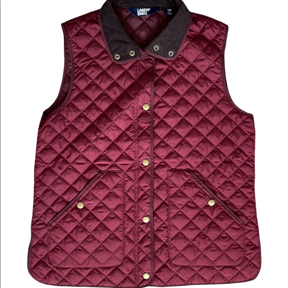 LANDS END | Insulated Quilted Barn Vest
